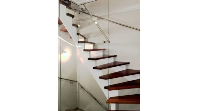 Glasbalustrade für Treppen